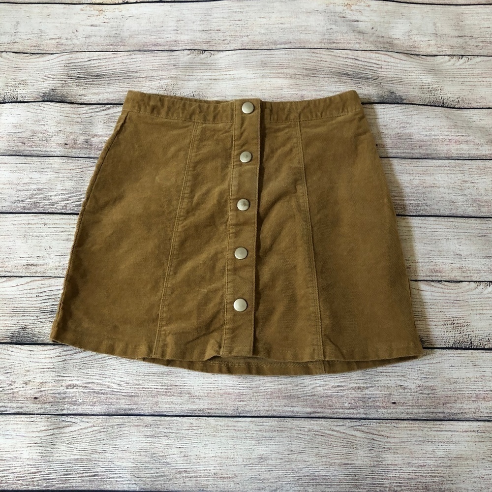 Altar'd State Corduroy Mini Skirt Size S